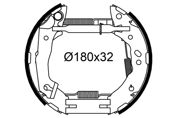 VALEO Fékpofa 554992_VALEO