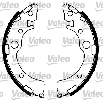 VALEO Fékpofa 553684_VALEO