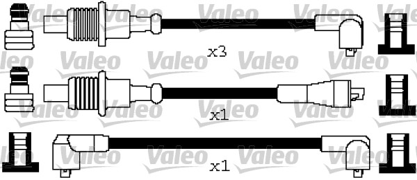 VALEO Gyújtókábel készlet 346650_VALEO