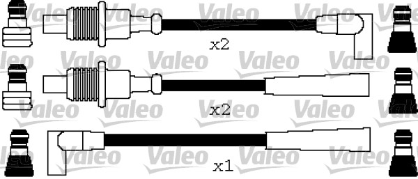 VALEO Gyújtókábel készlet 346649_VALEO