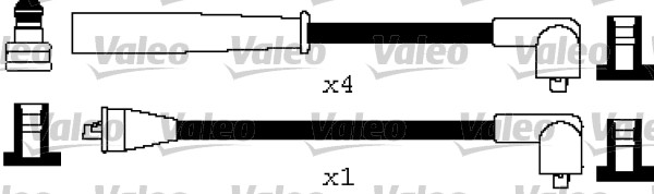 VALEO Gyújtókábel készlet 346603_VALEO