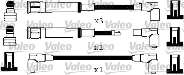 VALEO Gyújtókábel készlet 346577_VALEO