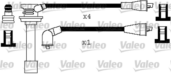 VALEO Gyújtókábel készlet 346533_VALEO