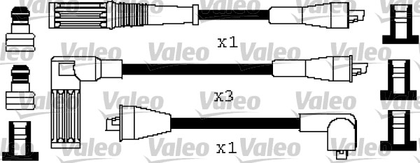 VALEO Gyújtókábel készlet 346508_VALEO