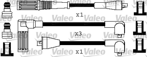 VALEO Gyújtókábel készlet 346505_VALEO