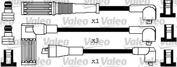 VALEO Gyújtókábel készlet 346460_VALEO