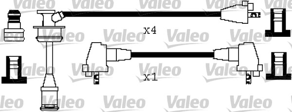 VALEO Gyújtókábel készlet 346444_VALEO