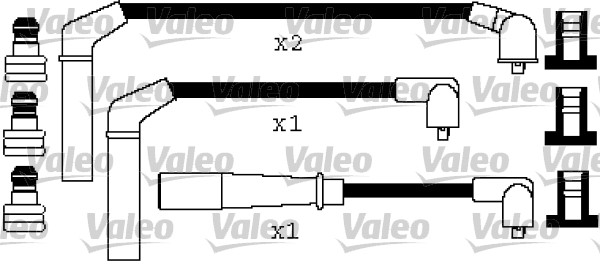 VALEO Gyújtókábel készlet 346443_VALEO