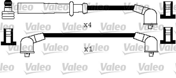 VALEO Gyújtókábel készlet 346436_VALEO