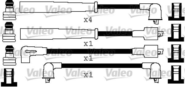 VALEO Gyújtókábel készlet 346422_VALEO