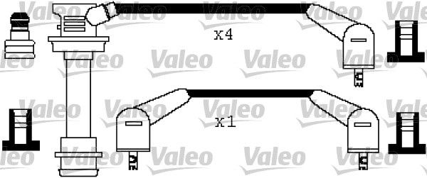 VALEO Gyújtókábel készlet 346421_VALEO