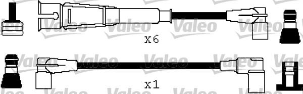 VALEO Gyújtókábel készlet 346360_VALEO