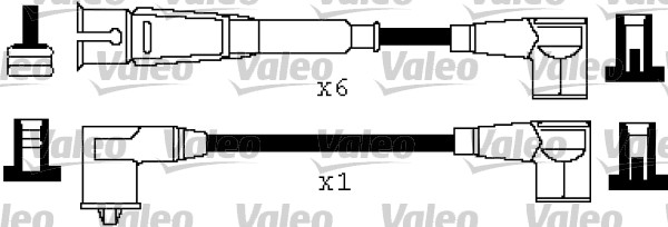 VALEO Gyújtókábel készlet 346359_VALEO