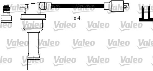 VALEO Gyújtókábel készlet 346348_VALEO