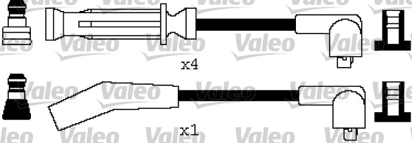 VALEO Gyújtókábel készlet 346323_VALEO