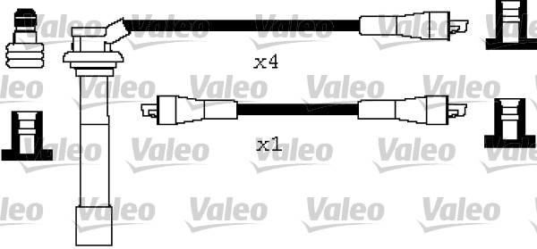 VALEO Gyújtókábel készlet 346288_VALEO