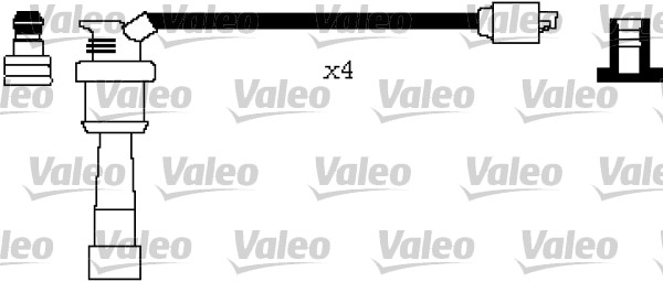 VALEO Gyújtókábel készlet 346282_VALEO