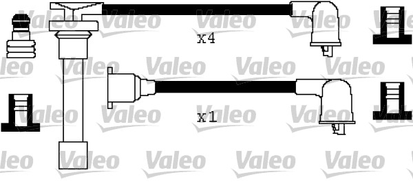 VALEO Gyújtókábel készlet 346260_VALEO