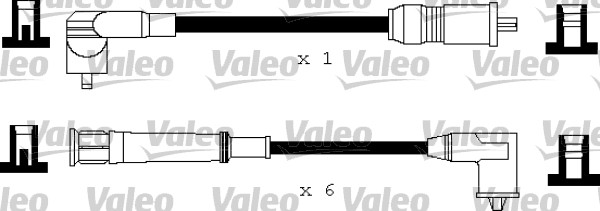 VALEO Gyújtókábel készlet 346171_VALEO