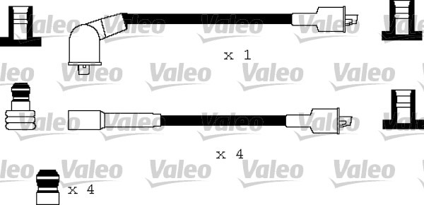 VALEO Gyújtókábel készlet 346158_VALEO