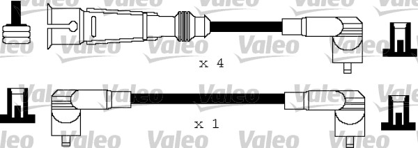 VALEO Gyújtókábel készlet 346119_VALEO