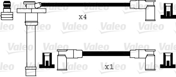 VALEO Gyújtókábel készlet 346102_VALEO