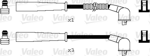 VALEO Gyújtókábel készlet 346084_VALEO