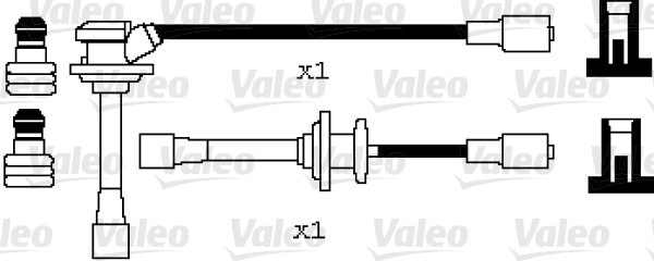 VALEO Gyújtókábel készlet 346083_VALEO