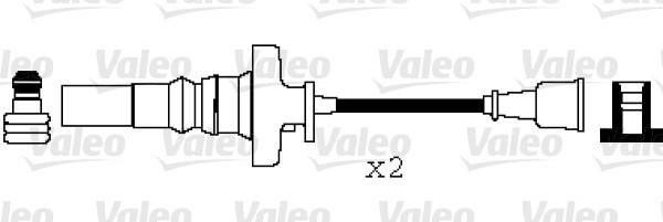 VALEO Gyújtókábel készlet 346080_VALEO