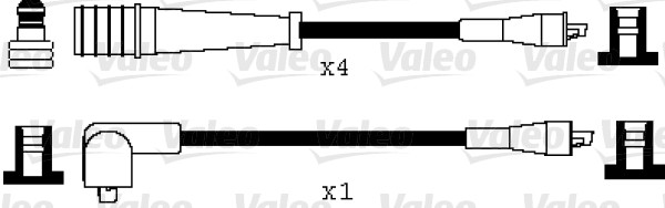 VALEO Gyújtókábel készlet 346035_VALEO