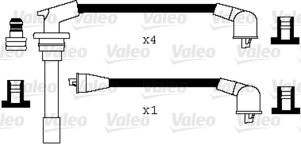 VALEO Gyújtókábel készlet 346022_VALEO