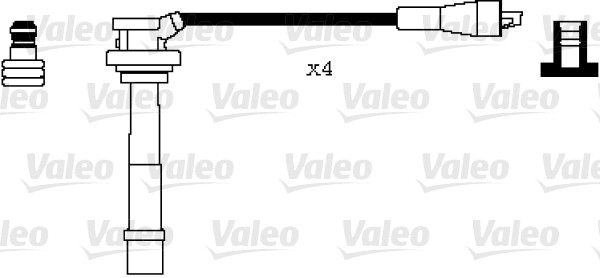 VALEO Gyújtókábel készlet 346005_VALEO