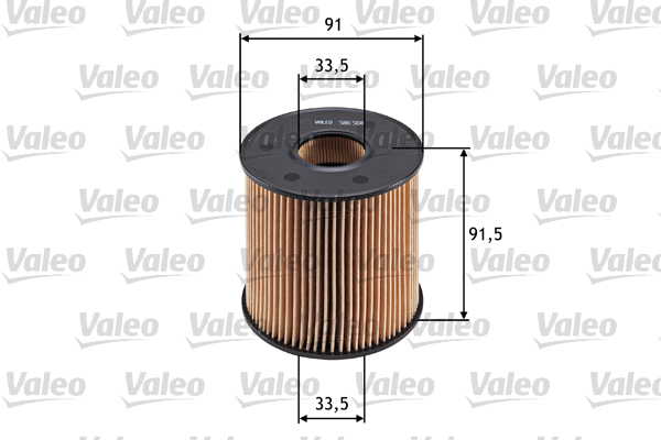 VALEO Olajszűrő betét 586508_VALEO