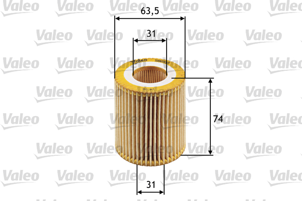 VALEO Olajszűrő betét 586510_VALEO