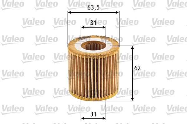 VALEO Olajszűrő betét 586536_VALEO