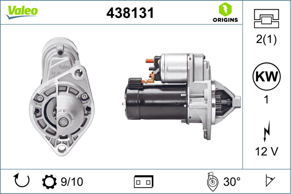 VALEO Önindító 438131_VALEO