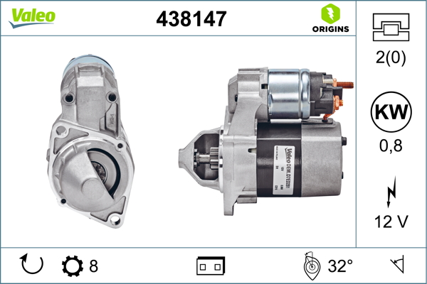 VALEO Önindító 438147_VALEO