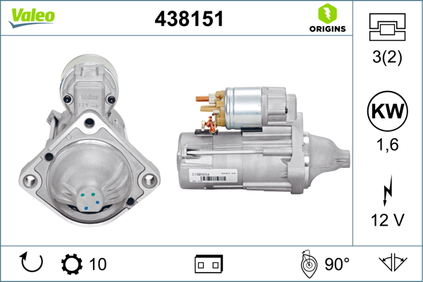 VALEO Önindító 438151_VALEO