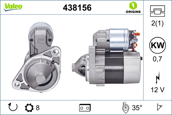 VALEO Önindító 438156_VALEO