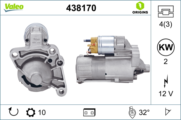 VALEO Önindító 438170_VALEO