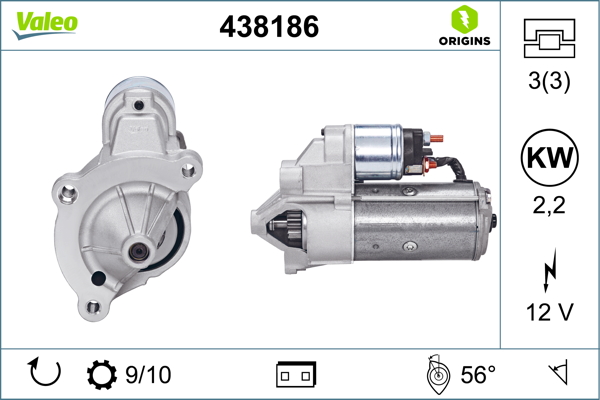 VALEO Önindító 438186_VALEO