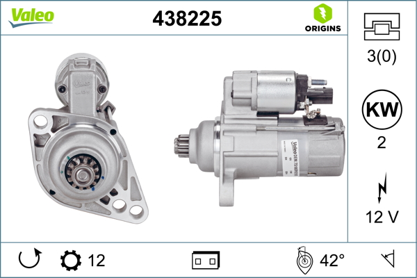 VALEO Önindító 438225_VALEO