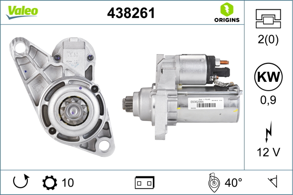 VALEO Önindító 438261_VALEO