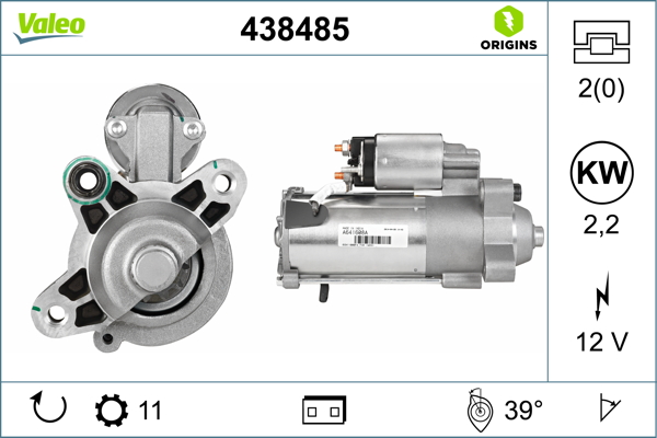 VALEO Önindító 438485_VALEO