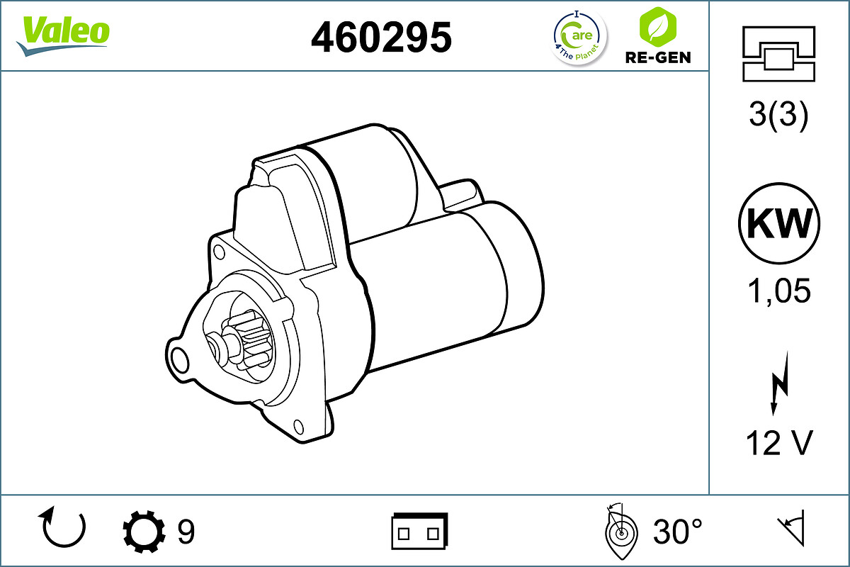 VALEO Önindító 460295_VALEO