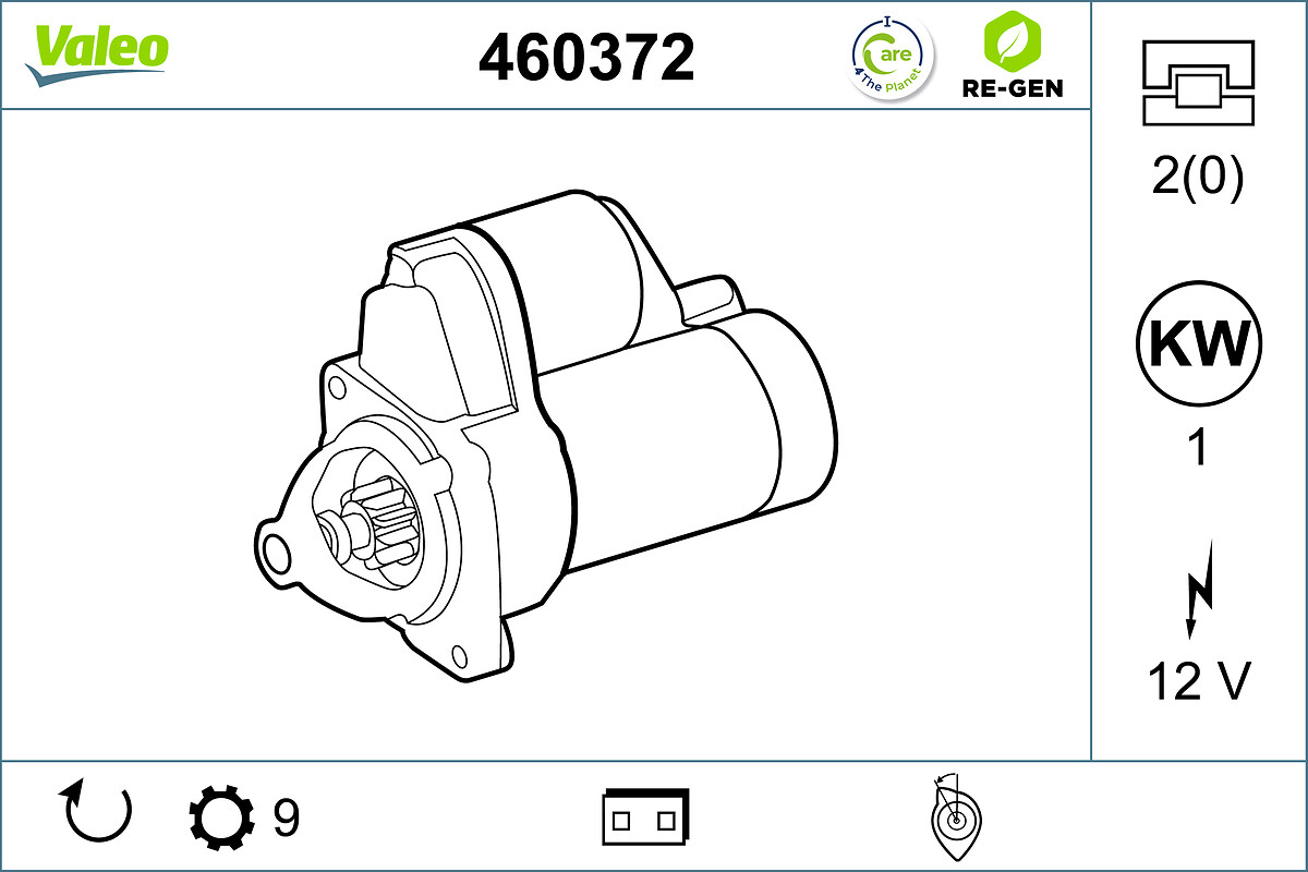 VALEO Önindító 460372_VALEO