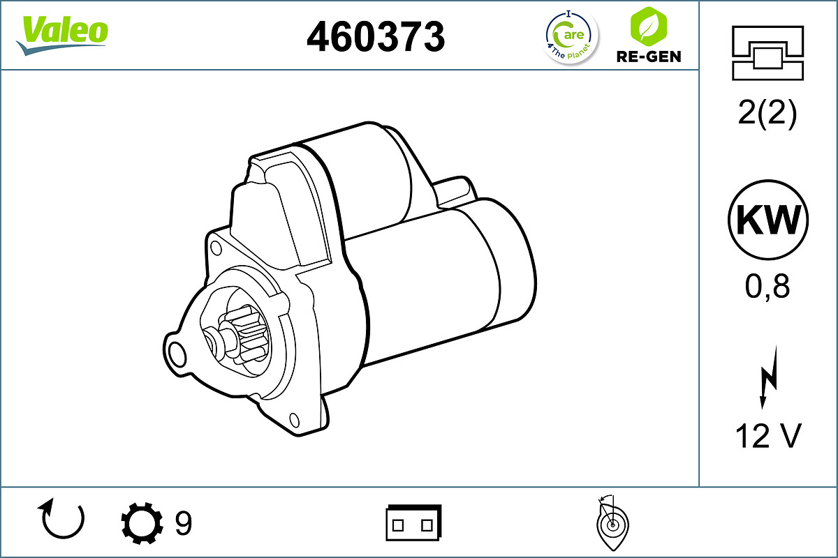 VALEO Önindító 460373_VALEO