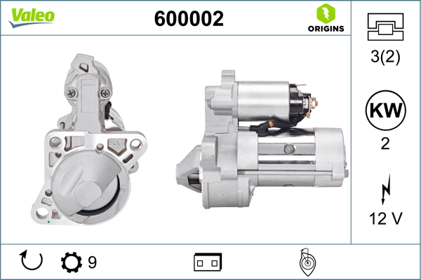 VALEO Önindító 600002_VALEO