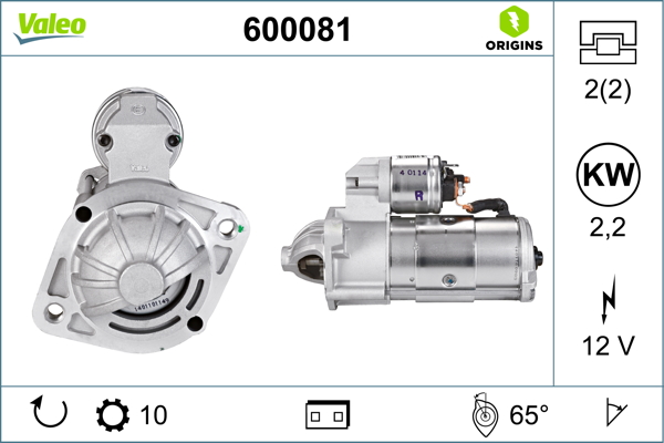 VALEO Önindító 600081_VALEO