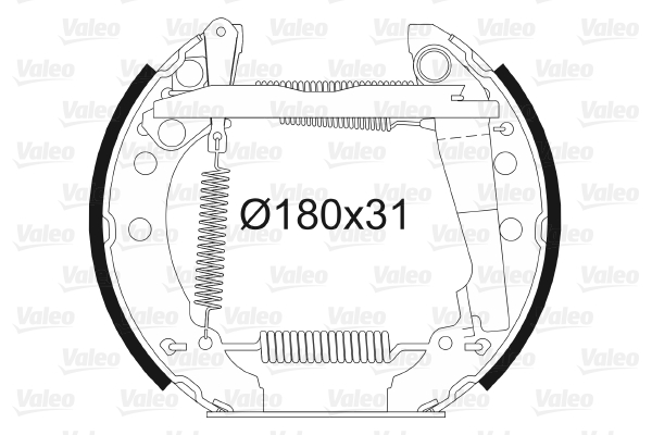 VALEO Fékpofa 554529_VALEO